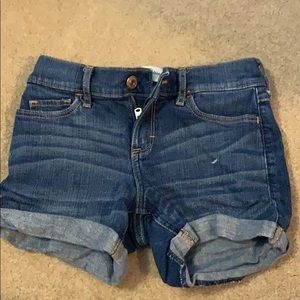 abercrombie kids jean shorts
